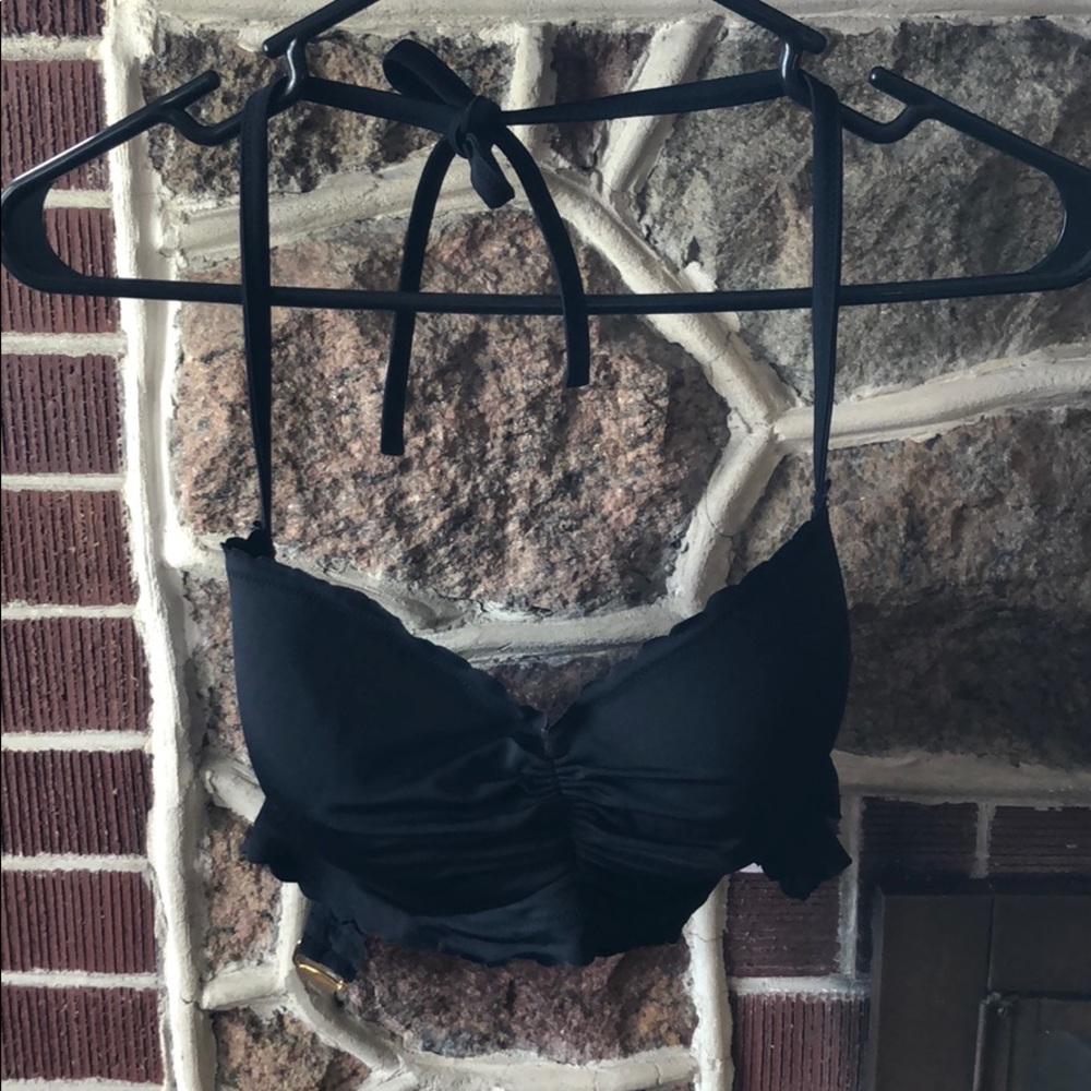 Black bikini top